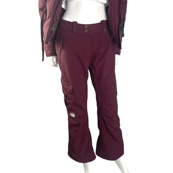 The North Face | Greenland Jacket & Freedom Ski Snowboard Pant Maroon, S & S - Picture 10 of 13